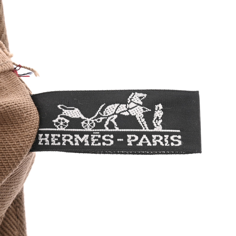 HERMES エルメス ヴァルパライソ PM エトゥープ □J刻印(2006年頃) レディース トワルシェブロン/ヴォーグミ ハンドバッグ Bランク 中古 銀蔵