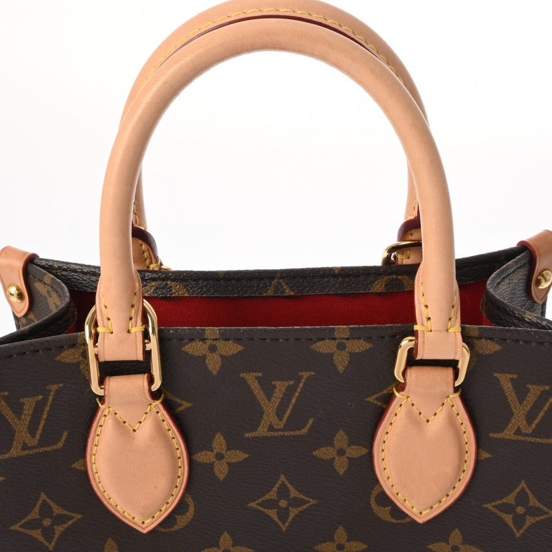 LOUIS VUITTON ルイヴィトン モノグラム サックプラ BB 旧型 2WAYトート ブラウン M45847 ユニセックス モノグラムキャンバス ハンドバッグ ABランク 中古 銀蔵