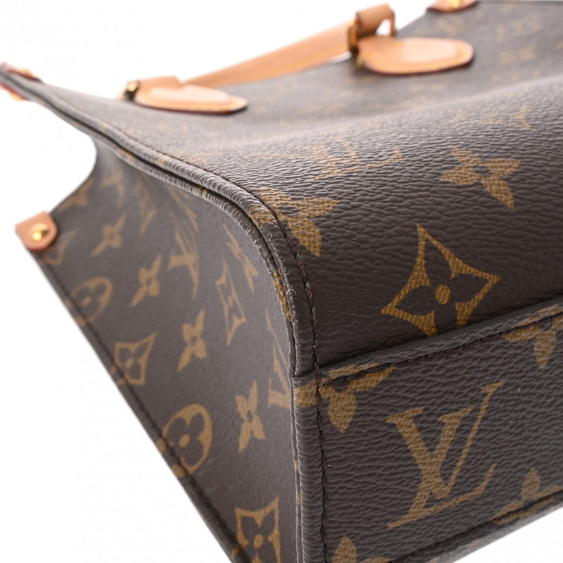 LOUIS VUITTON ルイヴィトン モノグラム サックプラ BB 旧型 2WAYトート ブラウン M45847 ユニセックス モノグラムキャンバス ハンドバッグ ABランク 中古 銀蔵