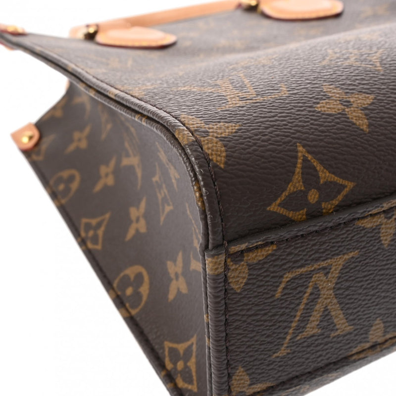 LOUIS VUITTON ルイヴィトン モノグラム サックプラ BB 旧型 2WAYトート ブラウン M45847 ユニセックス モノグラムキャンバス ハンドバッグ ABランク 中古 銀蔵