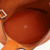 HERMES エルメス ピコタン ロック PM オレンジ □N刻印(2010年頃) レディース トリヨンクレマンス ハンドバッグ Aランク 中古 銀蔵