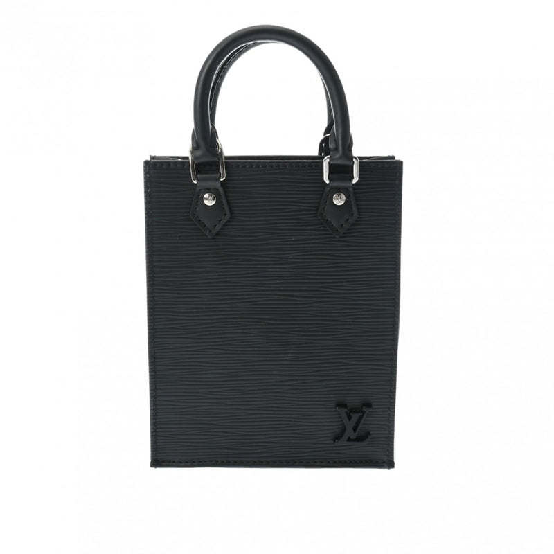 LOUIS VUITTON ルイヴィトン エピ プティット サックプラ ノワール M81238 レディース エピレザー 2WAYバッグ 新同 中古 銀蔵