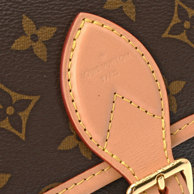 LOUIS VUITTON ルイヴィトン モノグラム ディアヌ NM PM 2WAY ブラウン M46049 レディース モノグラムキャンバス ショルダーバッグ Aランク 中古 銀蔵