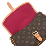 LOUIS VUITTON ルイヴィトン モノグラム ディアヌ NM PM 2WAY ブラウン M46049 レディース モノグラムキャンバス ショルダーバッグ Aランク 中古 銀蔵