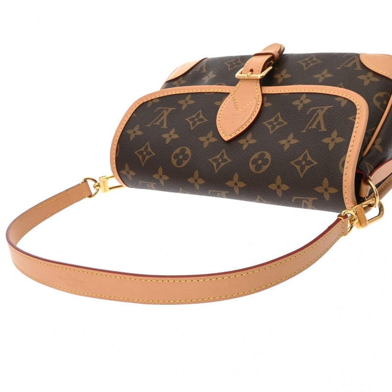 LOUIS VUITTON ルイヴィトン モノグラム ディアヌ NM PM 2WAY ブラウン M46049 レディース モノグラムキャンバス ショルダーバッグ Aランク 中古 銀蔵