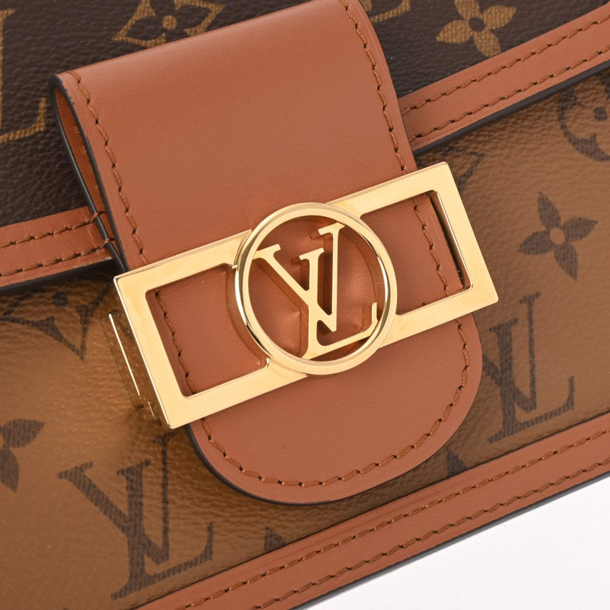 ルイ・ヴィトン LOUIS VUITTON ドーフィーヌ MINI M45959 ブラウン　ゴールド金具 モノグラム・リバース レディース ショルダーバッグ ルイ・ヴィトン LOUIS VUITTON ドーフィーヌ MINI M45959 ブラウン