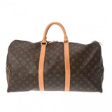 LOUIS VUITTON ルイヴィトン モノグラム キーポル 50 ブラウン M41426 ユニセックス モノグラムキャンバス ボストンバッグ ABランク 中古 銀蔵