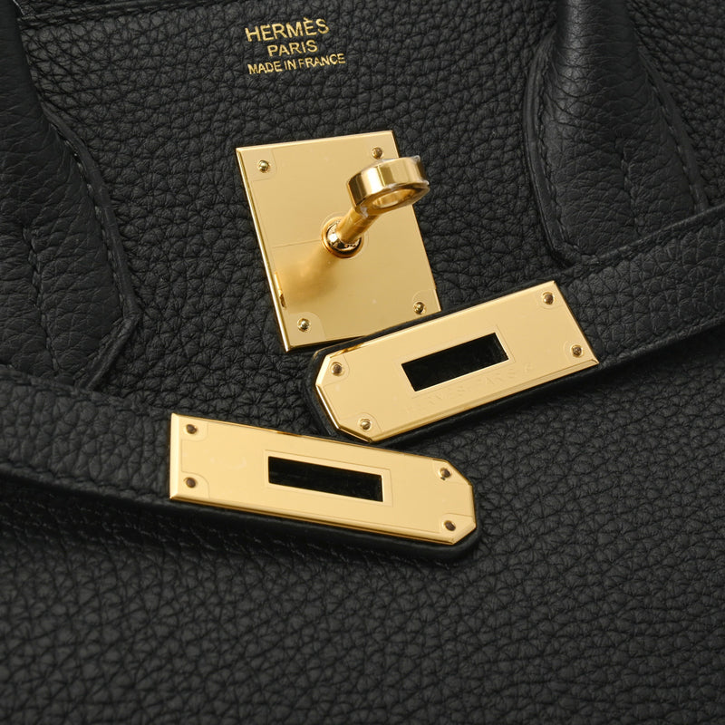 HERMES エルメス バーキン 30 ブラック B刻印(2023年頃) レディース トゴ ハンドバッグ 新同 中古 銀蔵