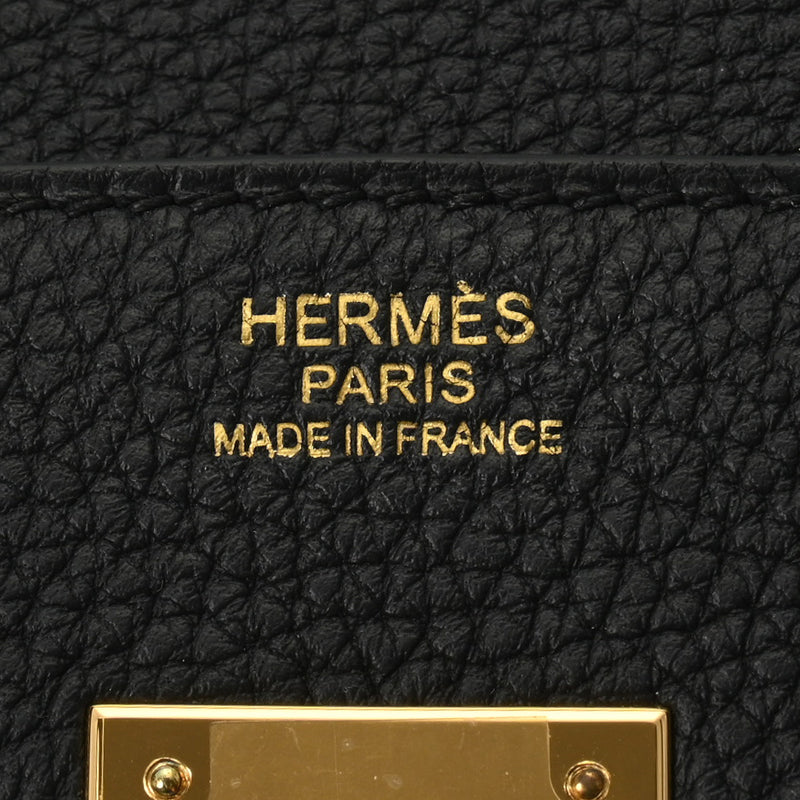 HERMES エルメス バーキン 30 ブラック B刻印(2023年頃) レディース トゴ ハンドバッグ 新同 中古 銀蔵