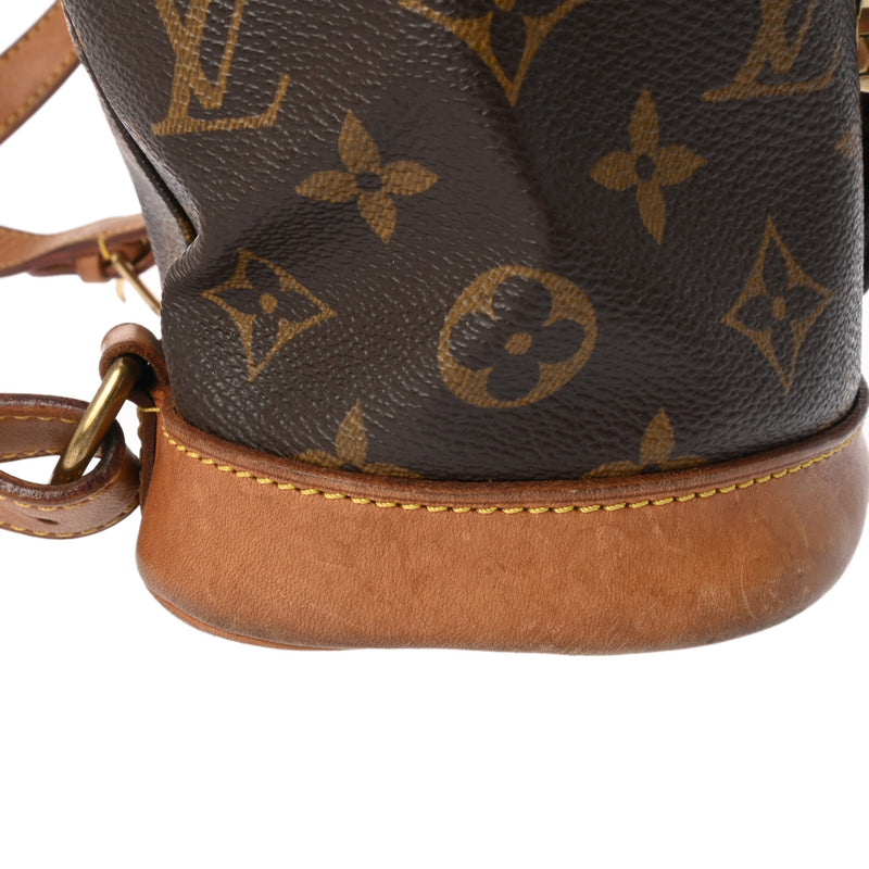 LOUIS VUITTON ルイヴィトン モノグラム モンスリ MM ブラウン M51136 レディース モノグラムキャンバス リュック・デイパック Bランク 中古 銀蔵