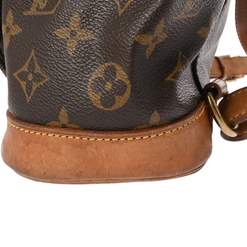 LOUIS VUITTON ルイヴィトン モノグラム モンスリ MM ブラウン M51136 レディース モノグラムキャンバス リュック・デイパック Bランク 中古 銀蔵