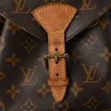 LOUIS VUITTON ルイヴィトン モノグラム モンスリ MM ブラウン M51136 レディース モノグラムキャンバス リュック・デイパック Bランク 中古 銀蔵