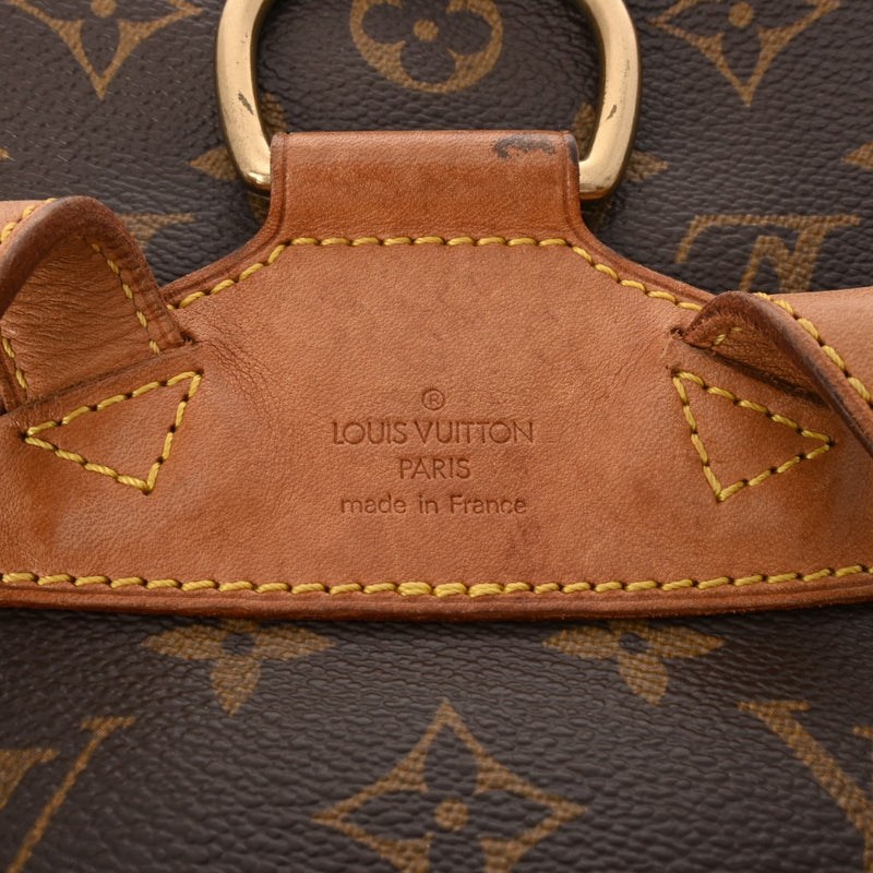 LOUIS VUITTON ルイヴィトン モノグラム モンスリ MM ブラウン M51136 レディース モノグラムキャンバス リュック・デイパック Bランク 中古 銀蔵