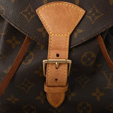 LOUIS VUITTON ルイヴィトン モノグラム モンスリ GM ブラウン M51135 レディース モノグラムキャンバス リュック・デイパック Bランク 中古 銀蔵