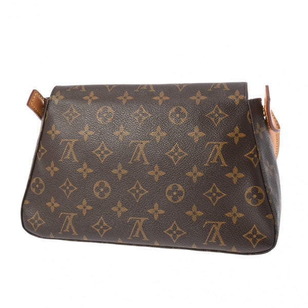 LOUIS VUITTON ルイヴィトン モノグラム ミニ ルーピング ブラウン M51147 レディース モノグラムキャンバス セミショルダーバッグ Bランク 中古 銀蔵