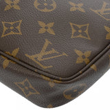 LOUIS VUITTON ルイヴィトン モノグラム ポシェット アクセソワール ブラウン M51980 レディース モノグラムキャンバス アクセサリーポーチ Aランク 中古 銀蔵