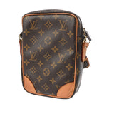 LOUIS VUITTON ルイヴィトン モノグラム ダヌーブ ブラウン M45266 ユニセックス モノグラムキャンバス ショルダーバッグ Bランク 中古 銀蔵