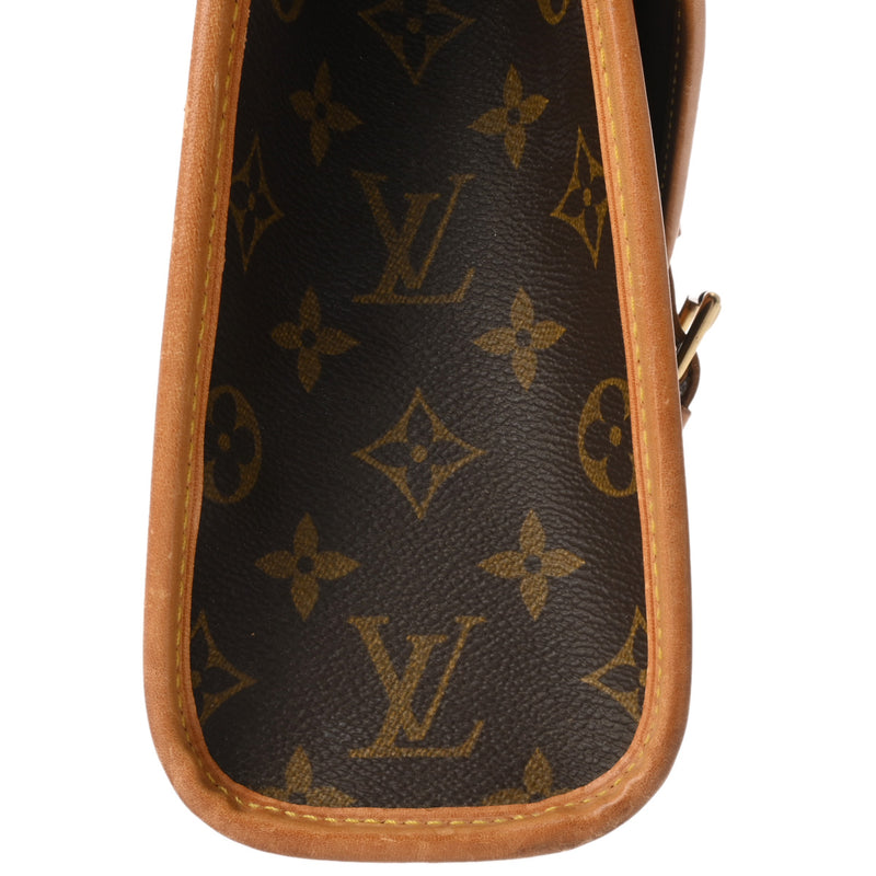 LOUIS VUITTON ルイヴィトン モノグラム ベルエア 2WAY ブラウン M51122 ユニセックス モノグラムキャンバス ハンドバッグ Bランク 中古 銀蔵