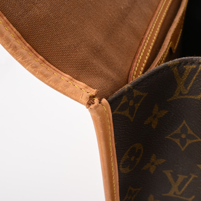 LOUIS VUITTON ルイヴィトン モノグラム ベルエア 2WAY ブラウン M51122 ユニセックス モノグラムキャンバス ハンドバッグ Bランク 中古 銀蔵