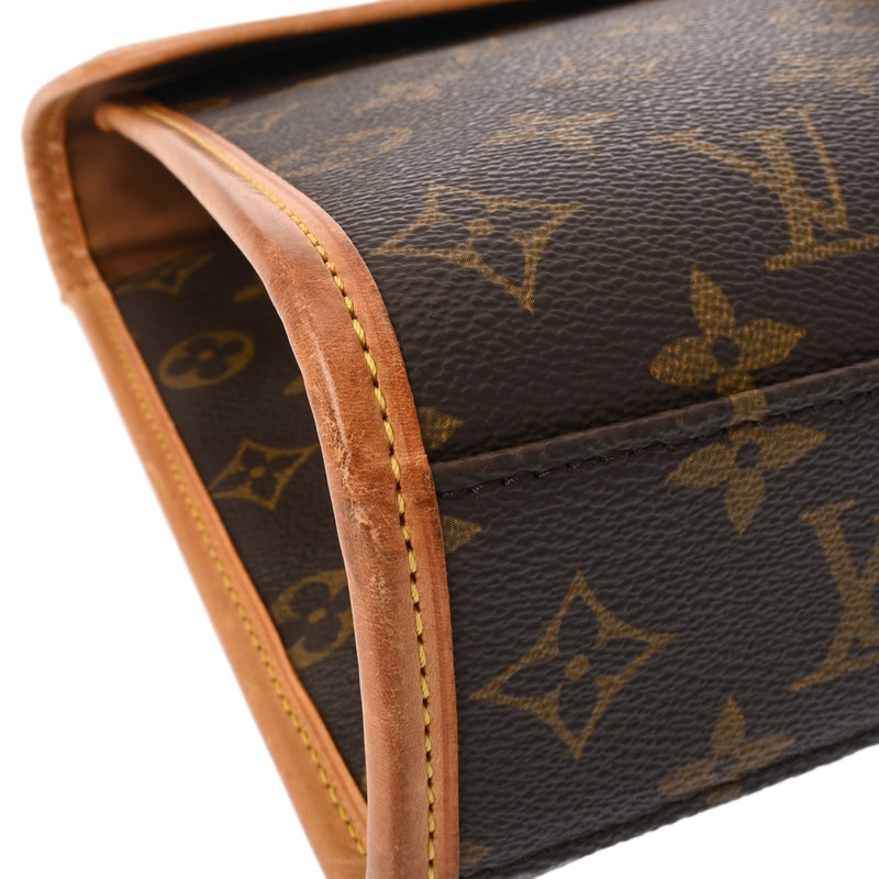 LOUIS VUITTON ルイヴィトン モノグラム ベルエア 2WAY ブラウン M51122 ユニセックス モノグラムキャンバス ハンドバッグ Bランク 中古 銀蔵