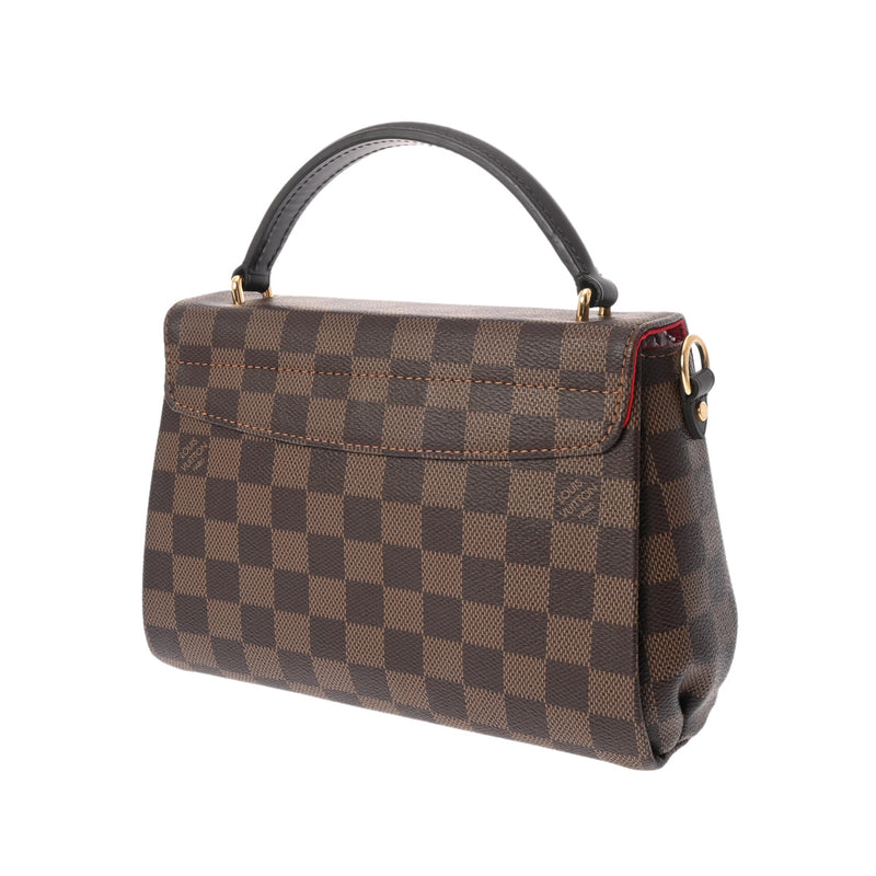 LOUIS VUITTON ルイヴィトン ダミエ クロワゼット 2WAY ブラウン N53000 レディース ダミエキャンバス ハンドバッグ ABランク 中古 銀蔵