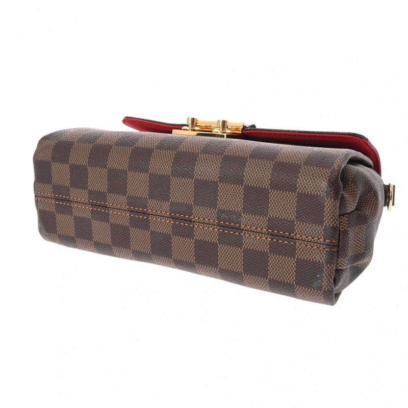 LOUIS VUITTON ルイヴィトン ダミエ クロワゼット 2WAY ブラウン N53000 レディース ダミエキャンバス ハンドバッグ ABランク 中古 銀蔵