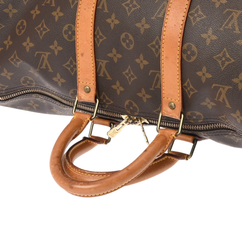 LOUIS VUITTON ルイヴィトン モノグラム キーポル 45 ブラウン M41428 ユニセックス モノグラムキャンバス ボストンバッグ Bランク 中古 銀蔵