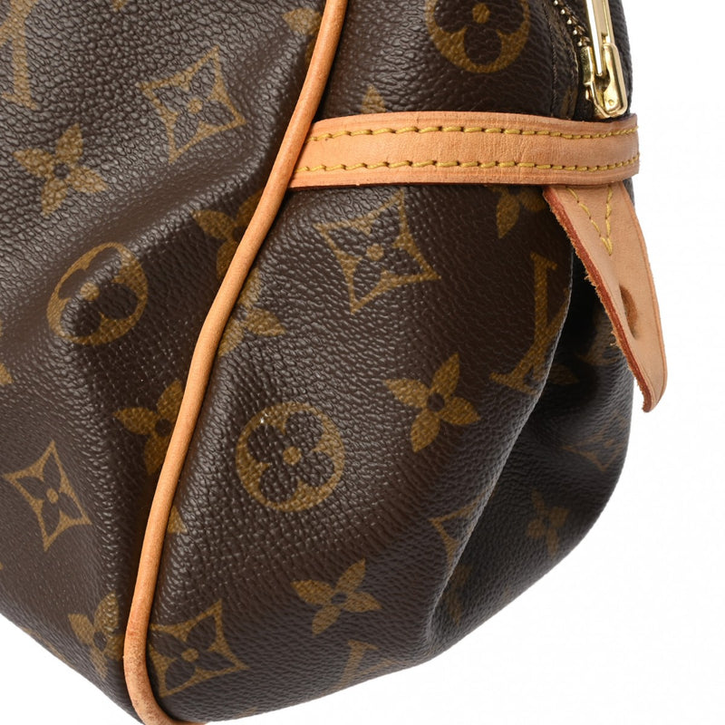 LOUIS VUITTON ルイヴィトン モノグラム モントルグイユ GM ブラウン M95566 ユニセックス モノグラムキャンバス ハンドバッグ Bランク 中古 銀蔵