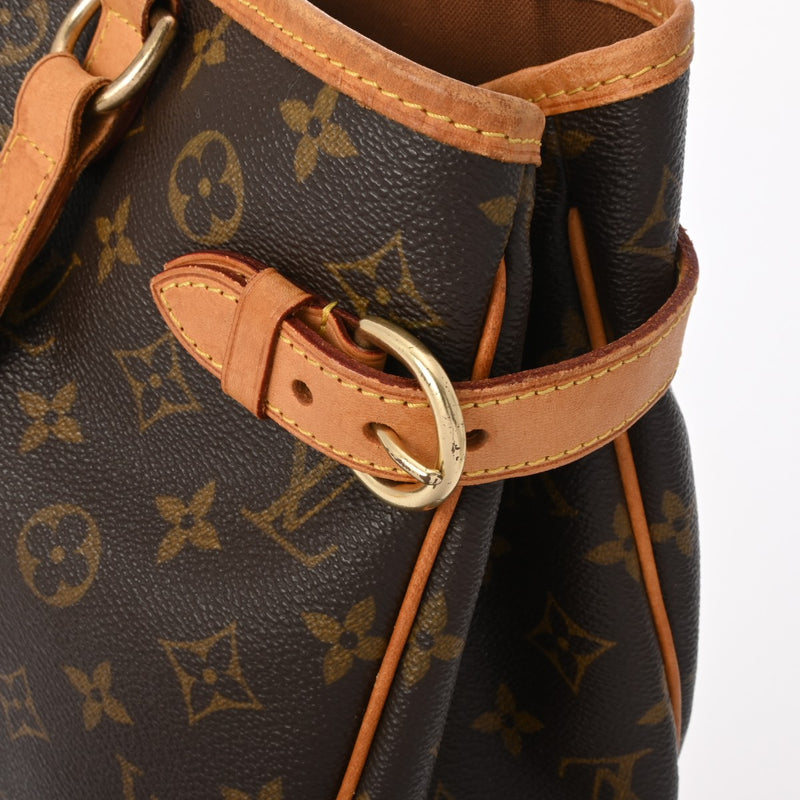 LOUIS VUITTON ルイヴィトン モノグラム バティニョール オリゾンタル ブラウン M51154 レディース モノグラムキャンバス トートバッグ Bランク 中古 銀蔵