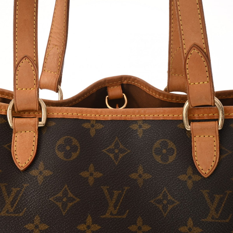 LOUIS VUITTON ルイヴィトン モノグラム バティニョール オリゾンタル ブラウン M51154 レディース モノグラムキャンバス トートバッグ Bランク 中古 銀蔵