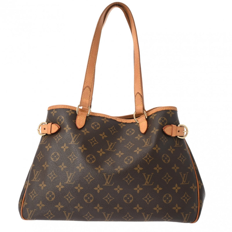 LOUIS VUITTON ルイヴィトン モノグラム バティニョール オリゾンタル ブラウン M51154 レディース モノグラムキャンバス トートバッグ Bランク 中古 銀蔵