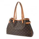 LOUIS VUITTON ルイヴィトン モノグラム バティニョール オリゾンタル ブラウン M51154 レディース モノグラムキャンバス トートバッグ Bランク 中古 銀蔵