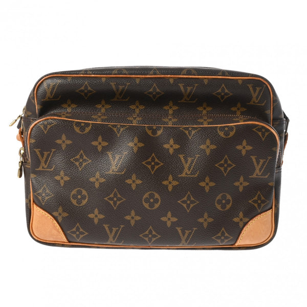 LOUIS VUITTON ルイヴィトン モノグラム ナイル ブラウン M45244 ユニセックス モノグラムキャンバス ショルダーバッグ Bランク 中古 銀蔵