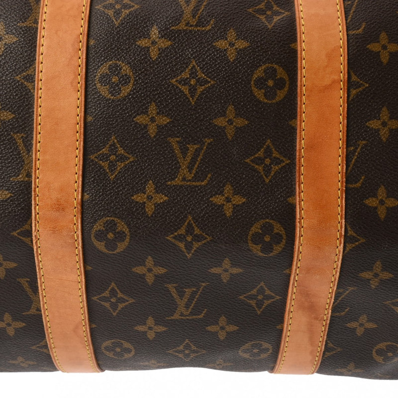 LOUIS VUITTON ルイヴィトン モノグラム キーポル バンドリエール 55 ブラウン M41414 ユニセックス モノグラムキャンバス ボストンバッグ Bランク 中古 銀蔵