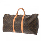 LOUIS VUITTON ルイヴィトン モノグラム キーポル バンドリエール 55 ブラウン M41414 ユニセックス モノグラムキャンバス ボストンバッグ Bランク 中古 銀蔵