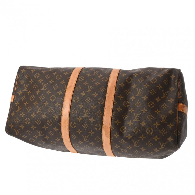 LOUIS VUITTON ルイヴィトン モノグラム キーポル バンドリエール 55 ブラウン M41414 ユニセックス モノグラムキャンバス ボストンバッグ Bランク 中古 銀蔵