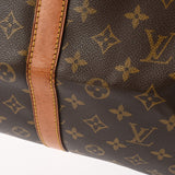 LOUIS VUITTON ルイヴィトン モノグラム キーポル 55 ブラウン M41424 ユニセックス モノグラムキャンバス ボストンバッグ Bランク 中古 銀蔵