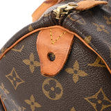 LOUIS VUITTON ルイヴィトン モノグラム スピーディ 35 ブラウン M41524 レディース モノグラムキャンバス ハンドバッグ Bランク 中古 銀蔵