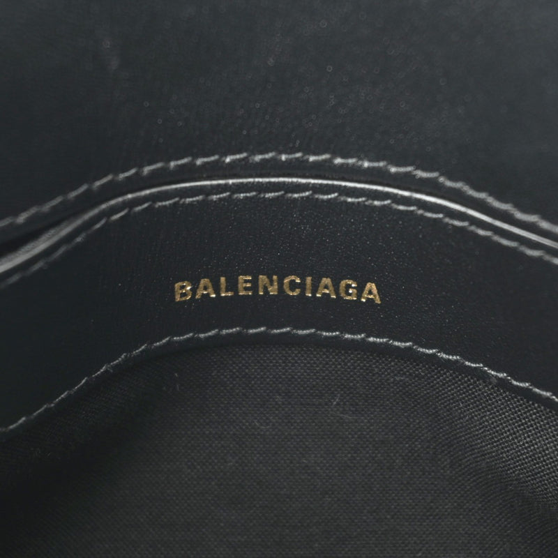 BALENCIAGA バレンシアガ ヴィル トップハンドルバッグ XXS　 ブラック 550646 レディース レザー ハンドバッグ Aランク 中古 銀蔵