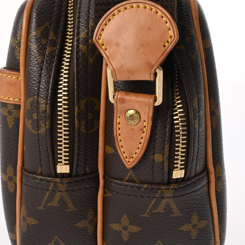 LOUIS VUITTON ルイヴィトン モノグラム リポーター PM ブラウン M45254 ユニセックス モノグラムキャンバス ショルダーバッグ Bランク 中古 銀蔵