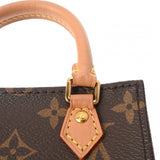 LOUIS VUITTON ルイヴィトン モノグラム プティット サックプラ 旧型 2WAY ブラウン M69442 レディース モノグラムキャンバス ハンドバッグ Aランク 中古 銀蔵