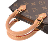 LOUIS VUITTON ルイヴィトン モノグラム プティット サックプラ 旧型 2WAY ブラウン M69442 レディース モノグラムキャンバス ハンドバッグ Aランク 中古 銀蔵