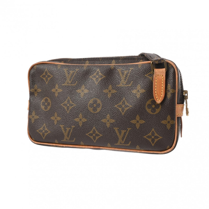 LOUIS VUITTON ルイヴィトン モノグラム マルリーバンドリエール ブラウン M51828 レディース モノグラムキャンバス ショルダーバッグ Bランク 中古 銀蔵