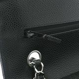 CHANEL シャネル マトラッセ チェーンショルダー 23cm Wフラップ ブラック A01113 レディース キャビアスキン ショルダーバッグ Aランク 中古 銀蔵