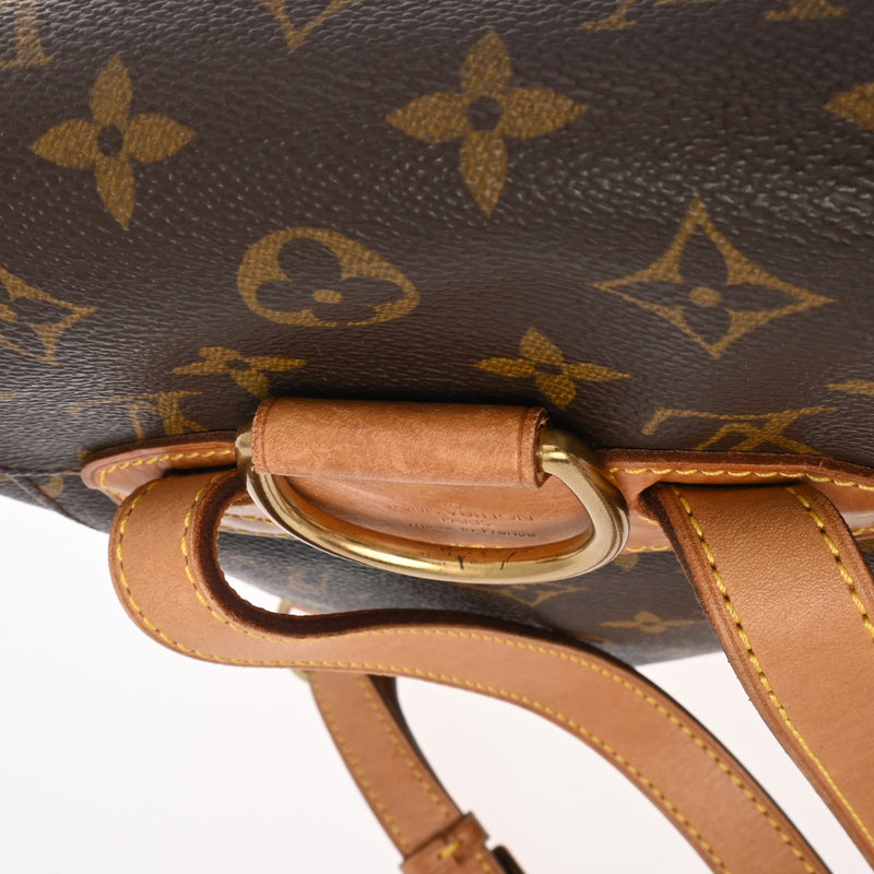 LOUIS VUITTON ルイヴィトン モノグラム モンスリ MM ブラウン M51136 レディース モノグラムキャンバス リュック・デイパック Bランク 中古 銀蔵