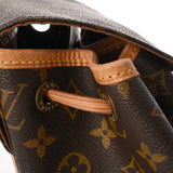 LOUIS VUITTON ルイヴィトン モノグラム モンスリ MM ブラウン M51136 レディース モノグラムキャンバス リュック・デイパック Bランク 中古 銀蔵