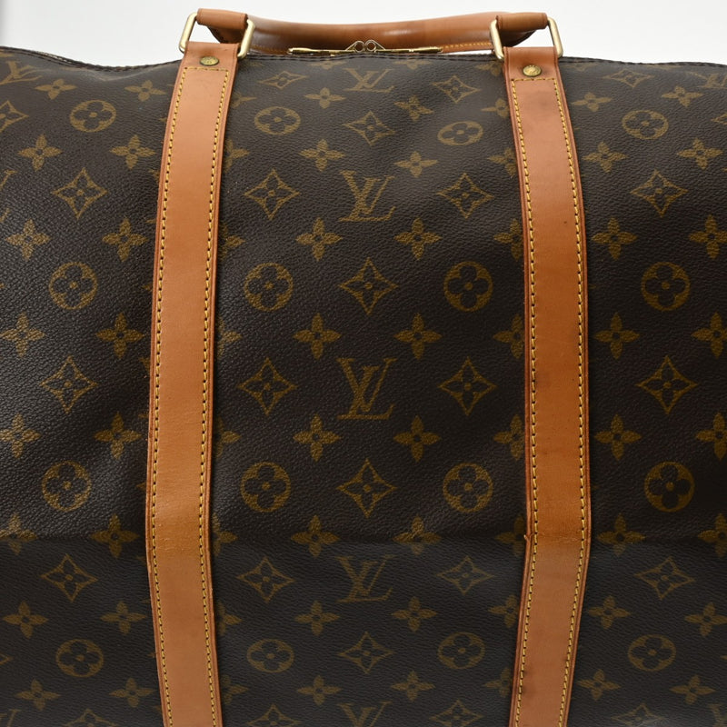 LOUIS VUITTON ルイヴィトン モノグラム キーポル バンドリエール 60 ブラウン M41412 ユニセックス モノグラムキャンバス ボストンバッグ Bランク 中古 銀蔵