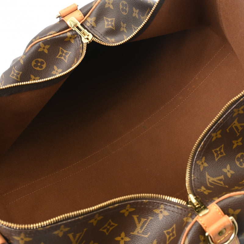 LOUIS VUITTON ルイヴィトン モノグラム キーポル バンドリエール 60 ブラウン M41412 ユニセックス モノグラムキャンバス ボストンバッグ Bランク 中古 銀蔵