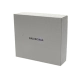 BALENCIAGA バレンシアガ ロゴグラム バイフォールド ウォレット ブラック/グレー 594549 レディース カーフ 二つ折り財布 新同 中古 銀蔵