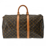 LOUIS VUITTON ルイヴィトン モノグラム キーポル 45 ブラウン M41428 ユニセックス モノグラムキャンバス ボストンバッグ Bランク 中古 銀蔵